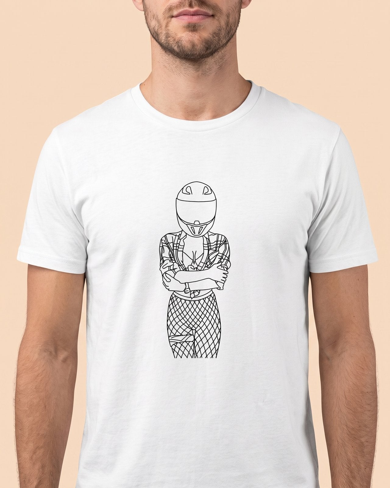T-shirt couple personnalisé — votre dessin à deux — vue 1