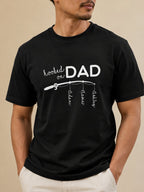 T-shirt Papa Pêcheur personnalisé prénom brodé France