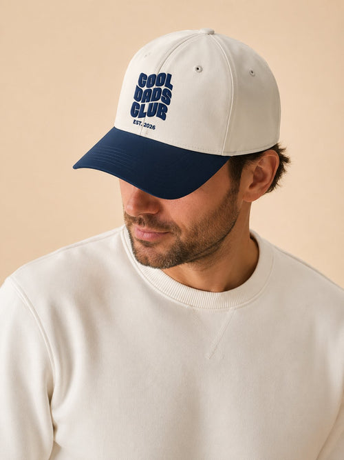 Casquette Cool Dads Club personnalisée date prénoms enfants — vue 1