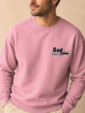 Sweat Papa Dad Level personnalisé prénom enfants brodé France