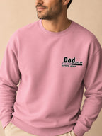 Sweat Papa Dad Level personnalisé prénom enfants brodé France
