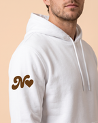 T-shirt couple personnalisé — cœur & initiales