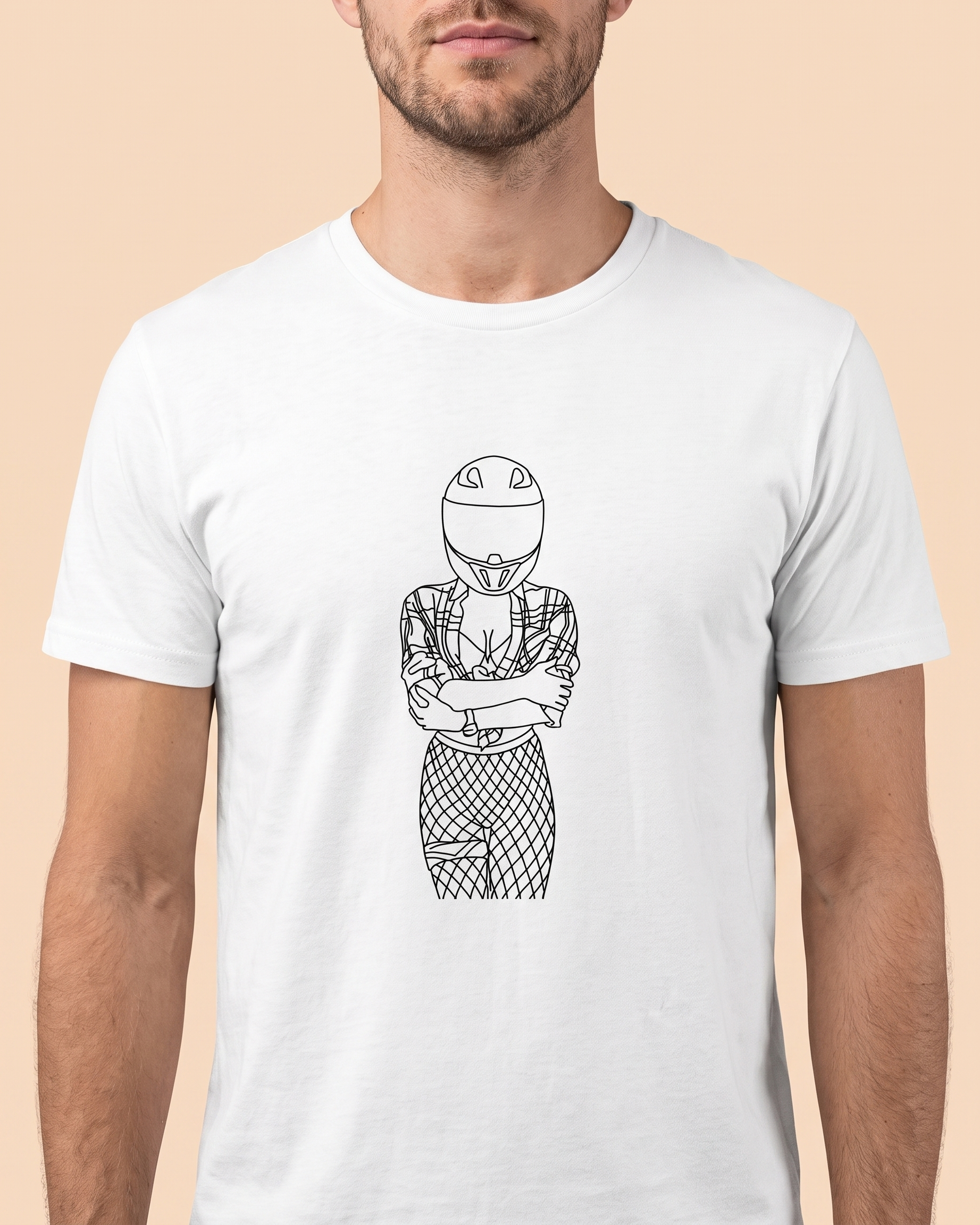 T-shirt couple personnalisé — votre dessin à deux