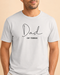 T-shirt Dad of personnalisé prénoms enfants brodé France — vue 1