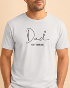 T-shirt Dad of personnalisé prénoms enfants brodé France — vue 1