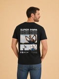T-shirt Papa Personnalisé Prénom & Photos — vue 1