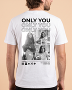 T-shirt couple « Only You » personnalisé — vos prénoms