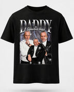 T-shirt Daddy Star Portrait personnalisé photo enfant France — vue 1 (version précédente)