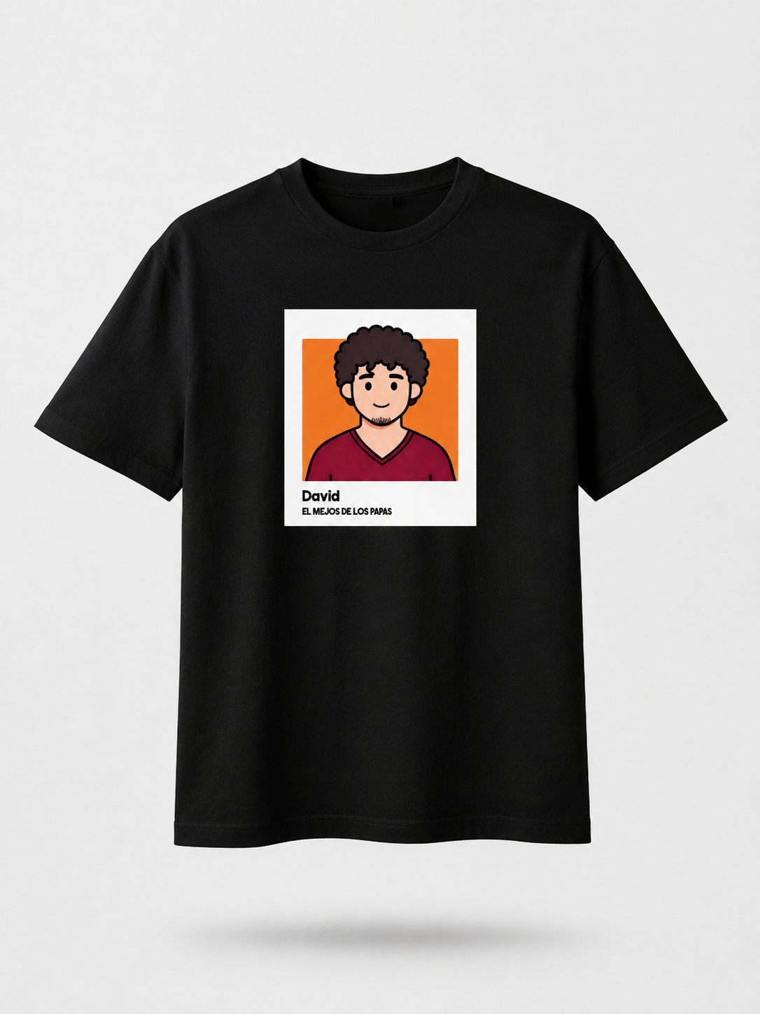 T-shirt Portrait Papa personnalisé illustré enfants