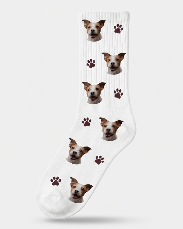 Chaussettes personnalisées avec photo de votre animal – Impression intégrale