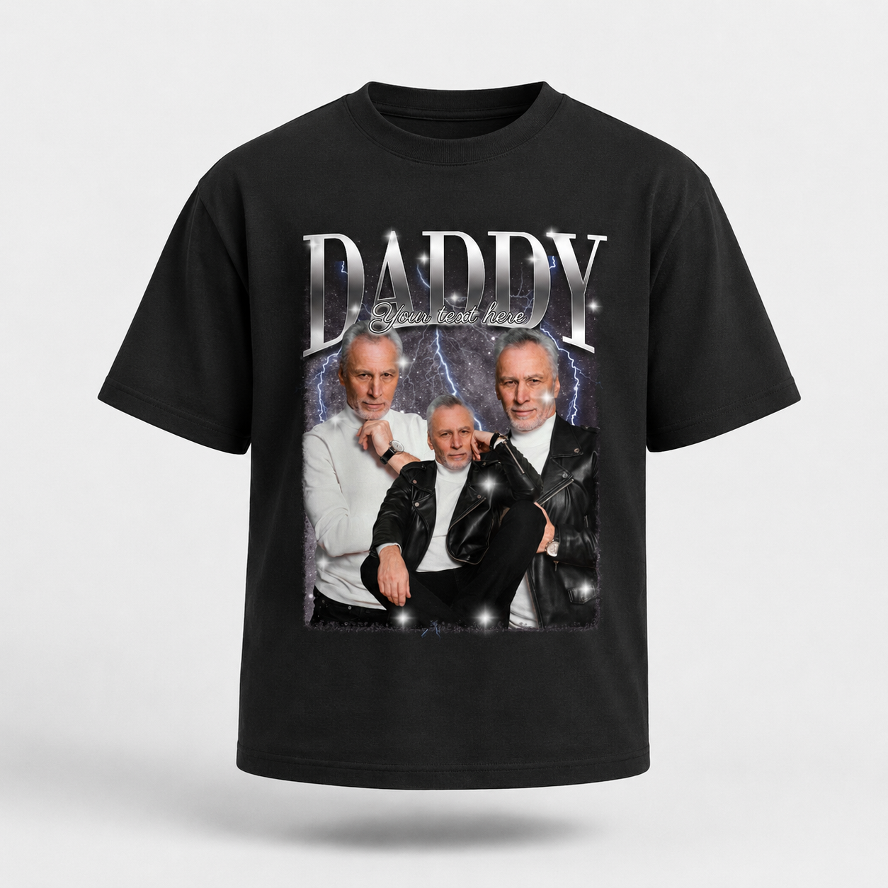 T-shirt Daddy Star Portrait