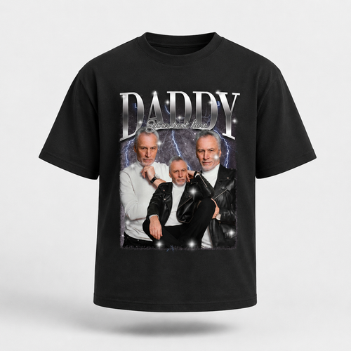 T-shirt Daddy Star Portrait