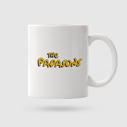 Mug the PAPASONS avec prénom personnalisée