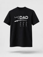 T-shirt Papa Pêcheur personnalisé prénom brodé France