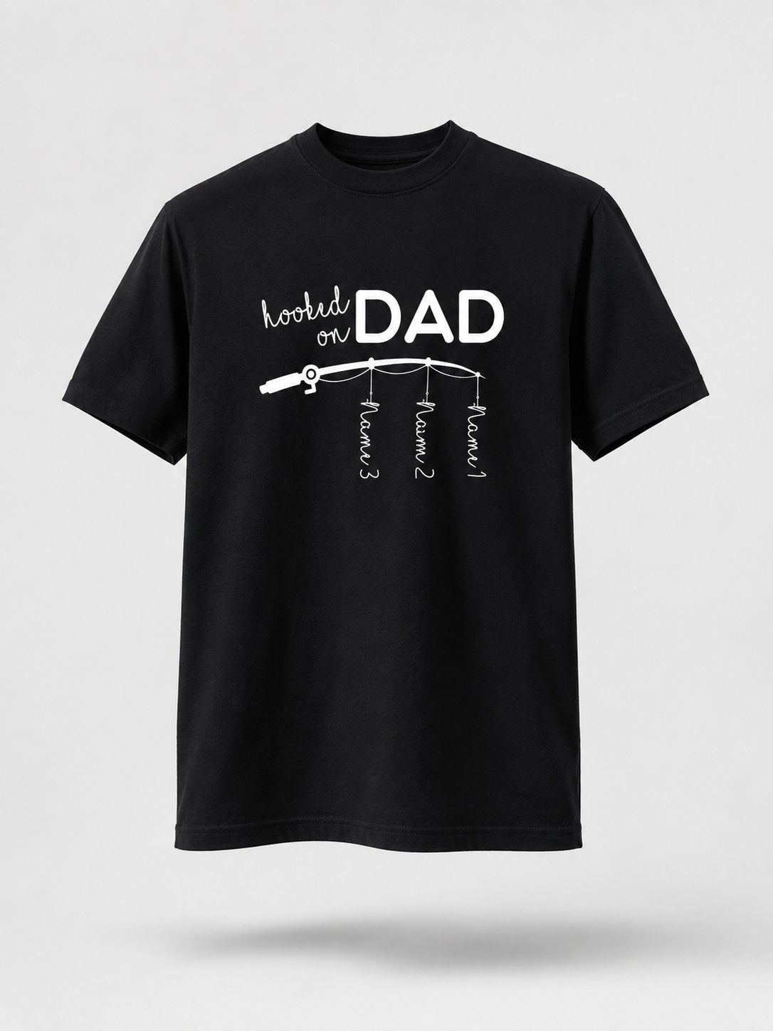 T-shirt Papa Pêcheur personnalisé prénom brodé France