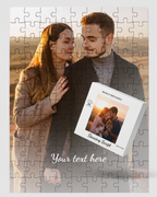 Puzzle photo personnalisé à partir de votre image, 25 à 1 000 pièces, puzzle personnalisé, portrait de couple, cadeaux uniques pour la fête des pères pour papa #1 · Puzzle #1