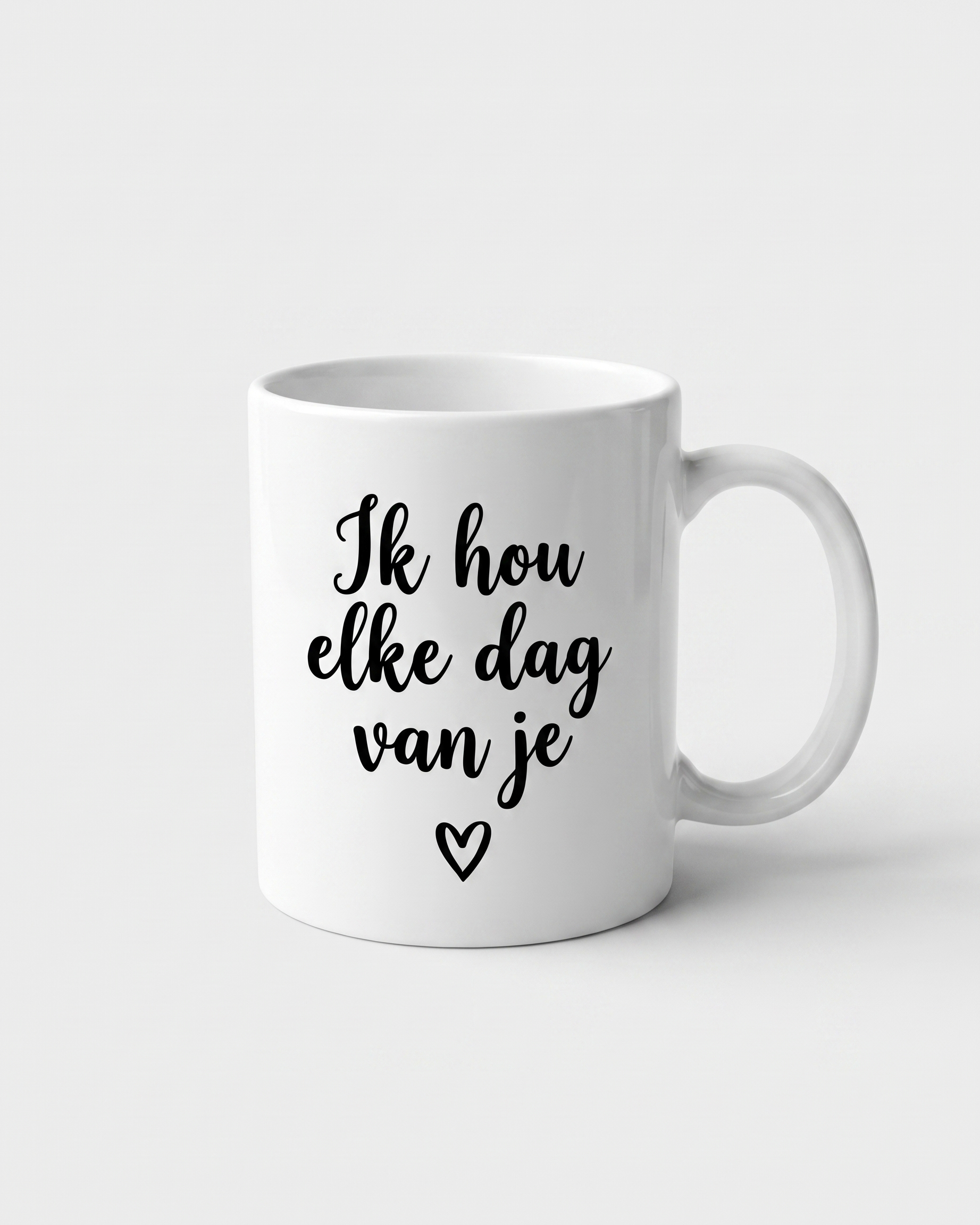 Mug Saint-Valentin personnalisé — je t'aime chaque jour