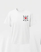 T-shirt couple personnalisé — cœur & votre date — vue 2