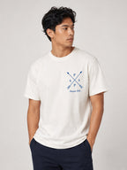 T-shirt Papa Vintage personnalisé date brodé style rétro France — vue 2