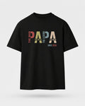 T-shirt The Papa personnalisé prénoms enfants design moderne — vue 1 (version précédente)