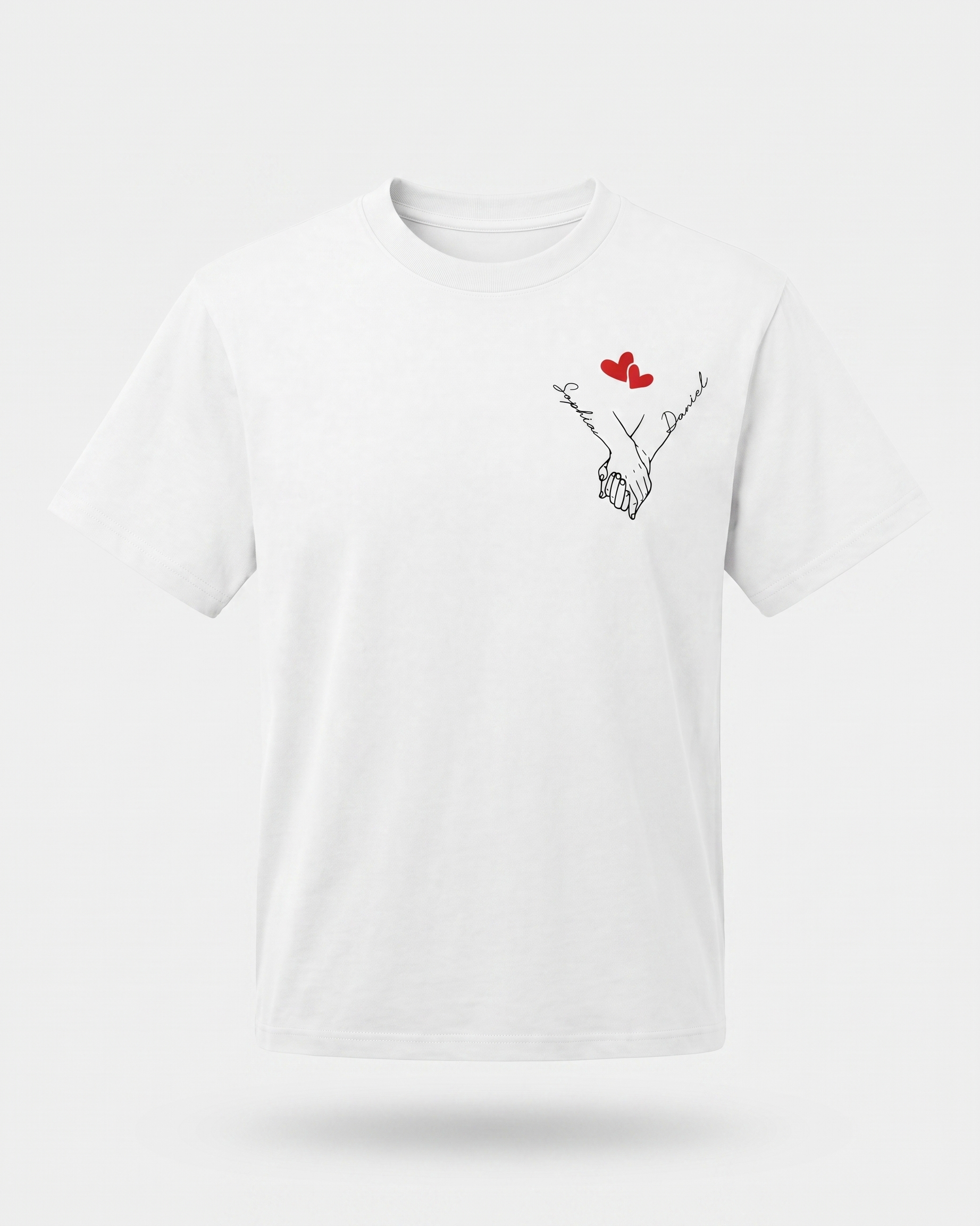 Câlin De Poche Personnalisé - Cadeau Couple Tu Es Coincé Ave #1 · T-shirt #1