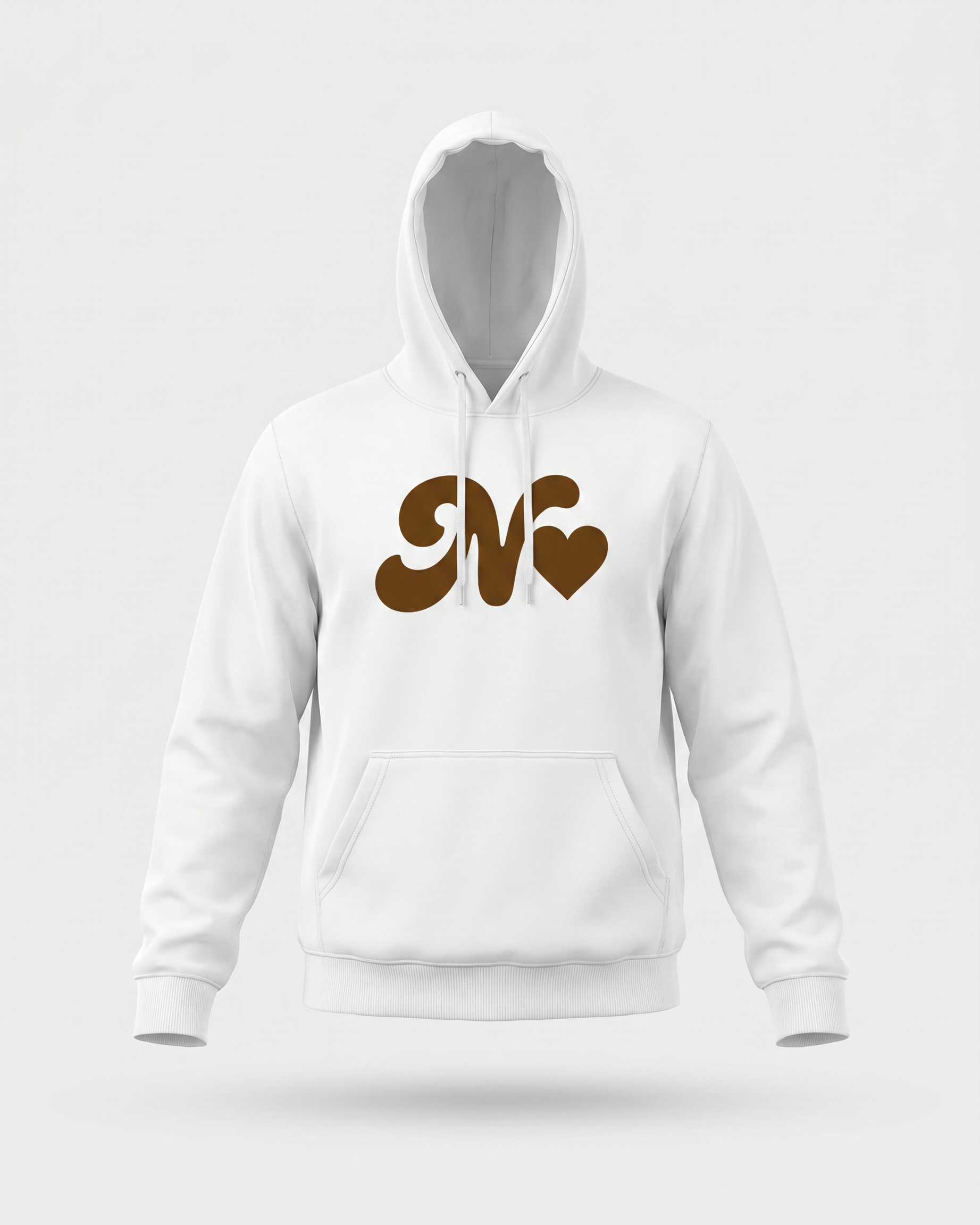 T-shirt couple personnalisé — cœur & initiales