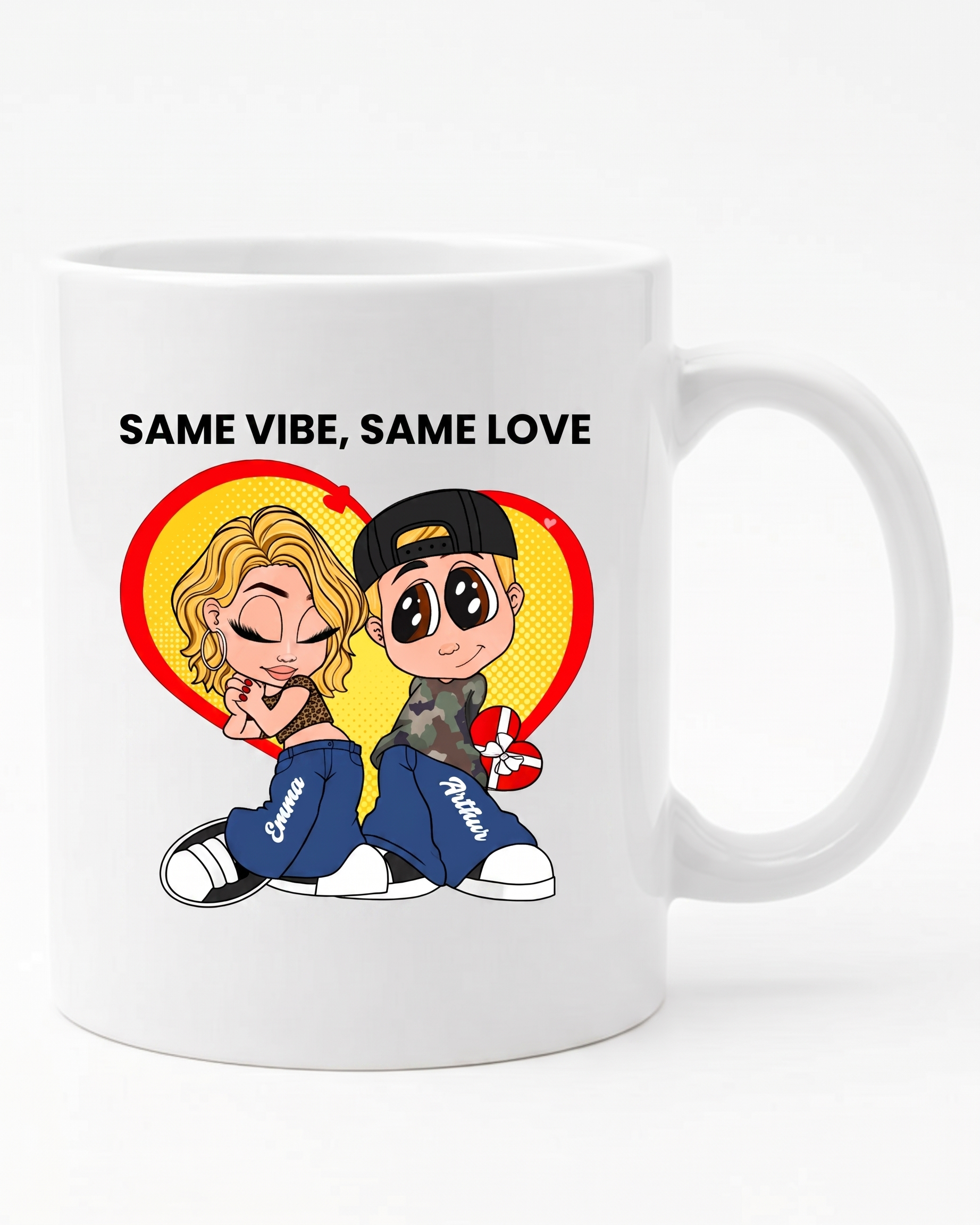 Same Vibe, Same Love - Personalisiertes Geschenk |  Mug Für #1 · Mug #1