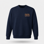 Sweatshirt homme PAPA personnalisé léopard et date