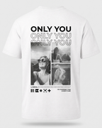 T-shirt couple « Only You » personnalisé — vos prénoms