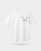 T-shirts couple assortis — mains & prénoms personnalisés
