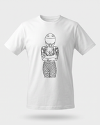 T-shirt couple personnalisé — votre dessin à deux