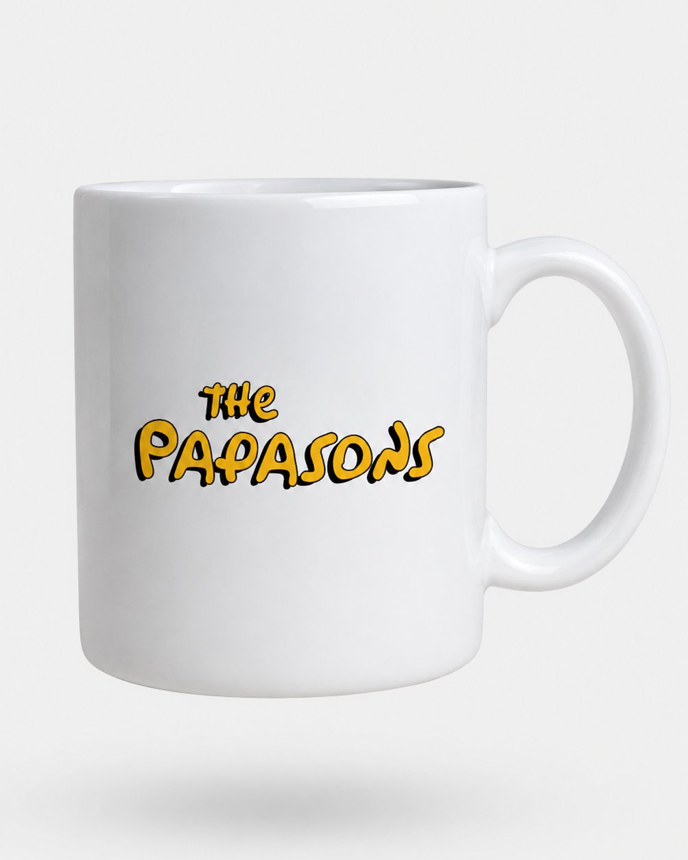 Mug The Papasons personnalisé prénoms famille rétro France — vue 1 (version précédente)