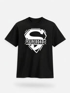 T-shirt Superdad personnalisé prénom enfants brodé France