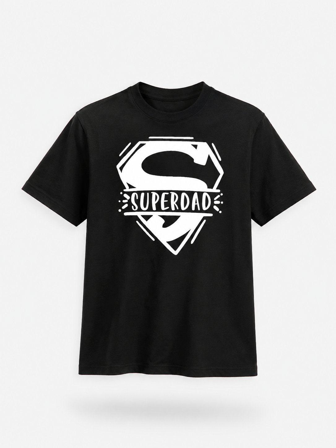 T-shirt Superdad personnalisé prénom enfants brodé France