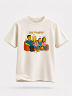 T-shirt Portrait Famille Personnalisé illustré papa enfants — vue 2