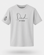 T-shirt Dad of personnalisé prénoms enfants brodé France — vue 1 (version précédente)