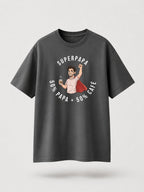 T-shirt 50% Papa 50% Café personnalisé humour France