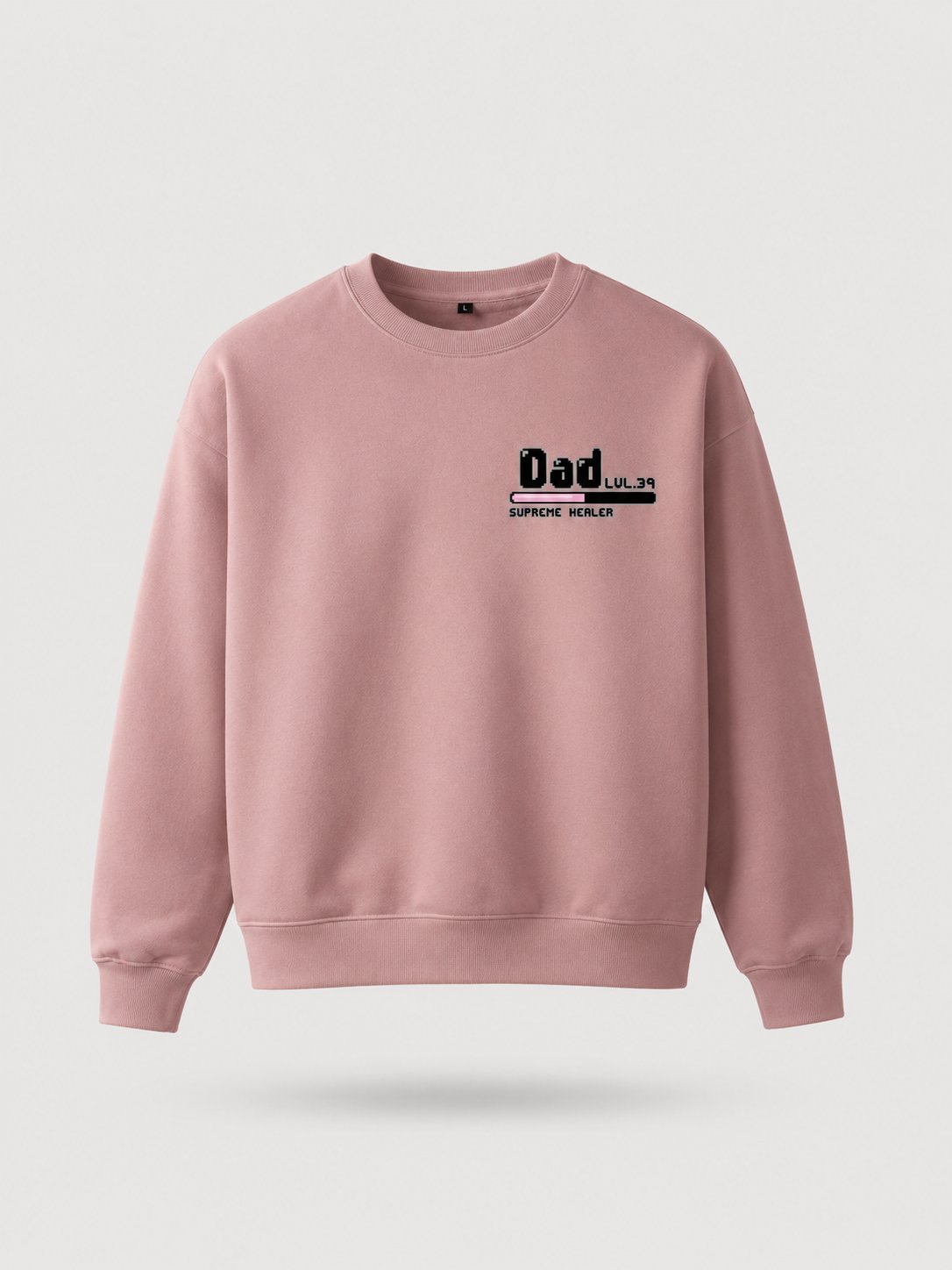 Sweat Papa Dad Level personnalisé prénom enfants brodé France