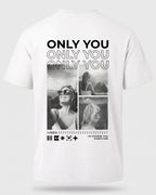 T-shirt couple « Only You » personnalisé — vos prénoms — vue 2
