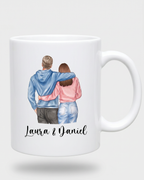 Mug Saint-Valentin personnalisé — vos prénoms
