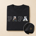 T-shirt PAPA avec images personnalisables