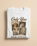 T-shirt couple « Only You » personnalisé — vos prénoms