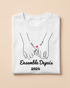 (For Valentines) Personalized Couple T-Shirt - Set Since(1)