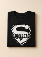 T-shirt Superdad personnalisé prénom enfants brodé France