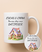 [Effet d'Impression 3D] Mug Personnalisé Couple - Félicitations Pour Votre Nouvelle Maison #5 · Mug #5