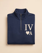 Pull couple personnalisé — date en chiffres romains — vue 2