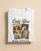 T-shirt couple « Only You » personnalisé — vos prénoms — vue 3
