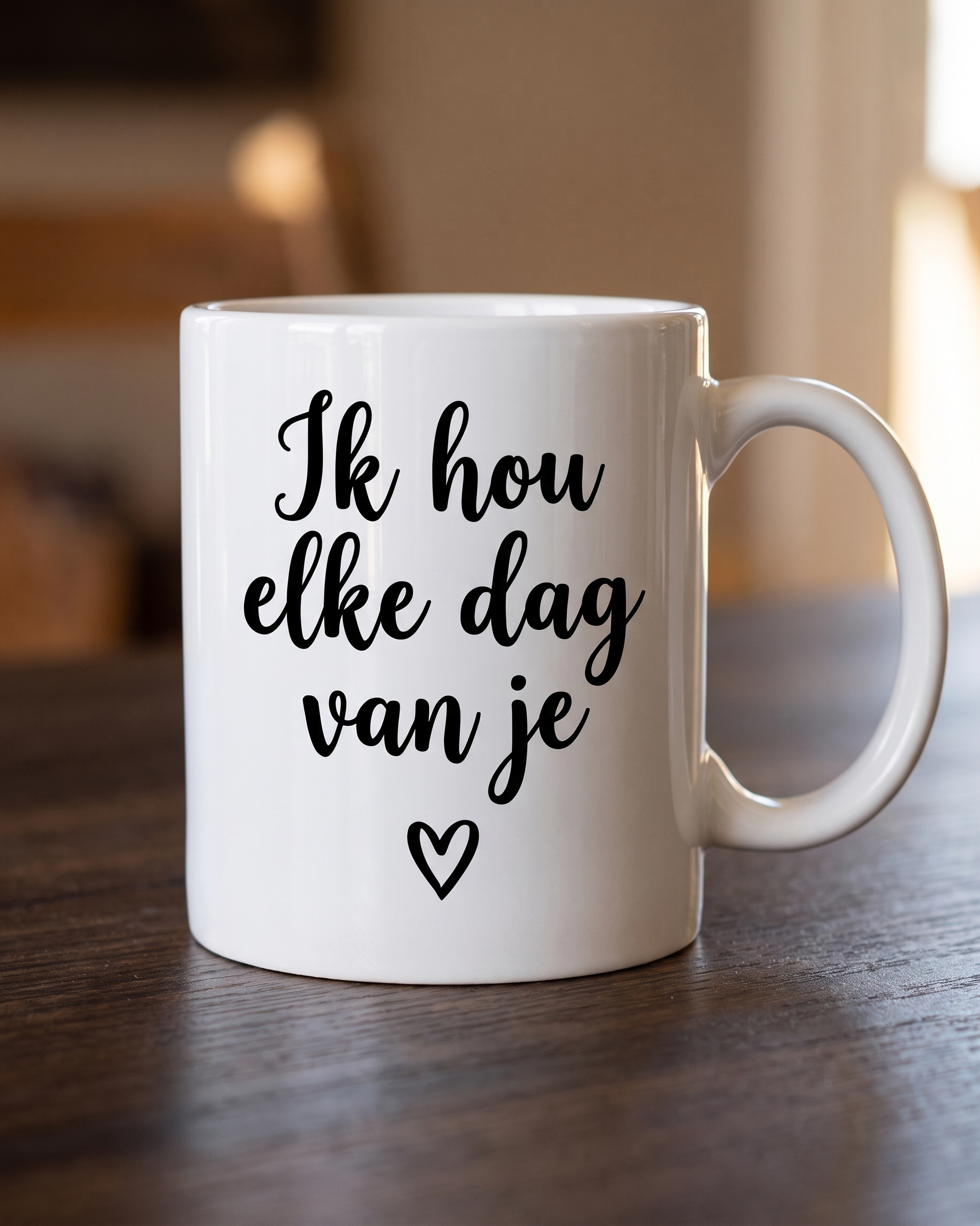 Mug Saint-Valentin personnalisé — je t'aime chaque jour
