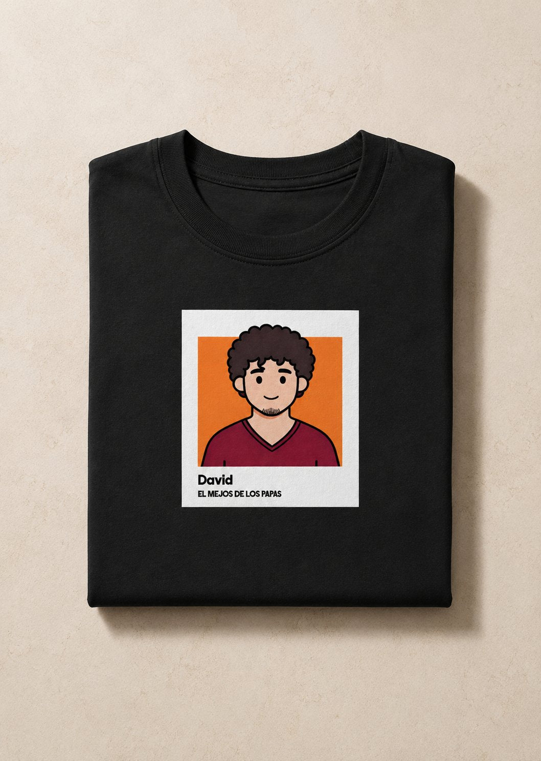 T-shirt Portrait Papa personnalisé illustré enfants
