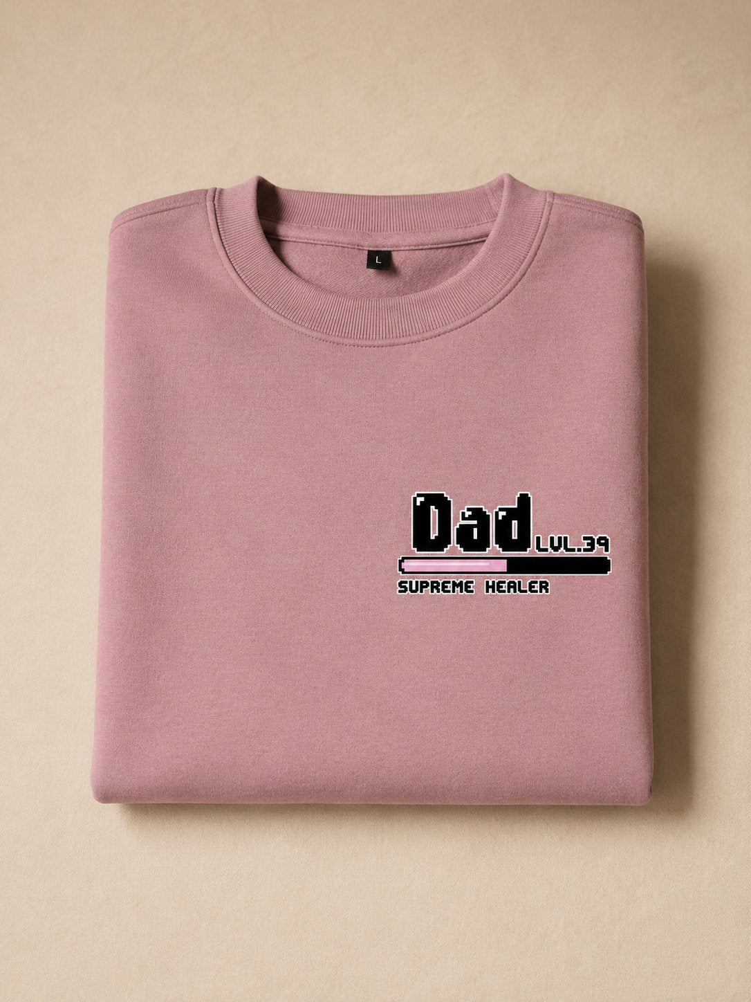 Sweat Papa Dad Level personnalisé prénom enfants brodé France